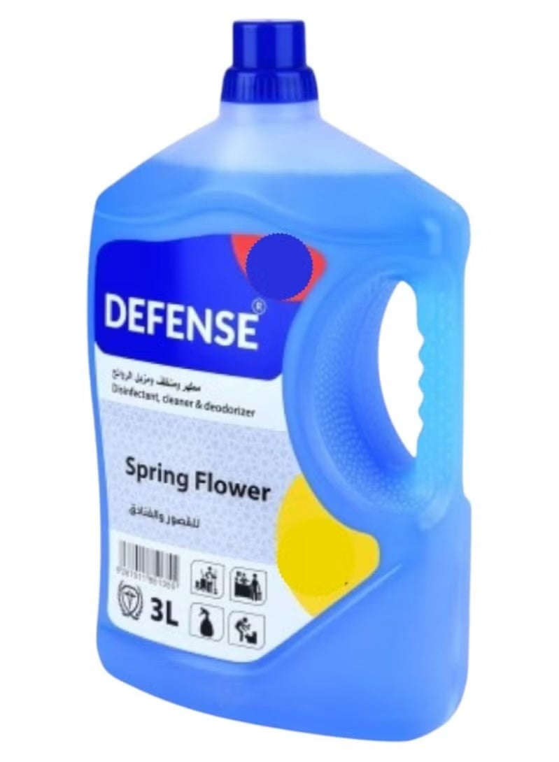 Defense Disinfectant and Deodorizer Cleaner, spring flower 3L HARAM - Image 2
